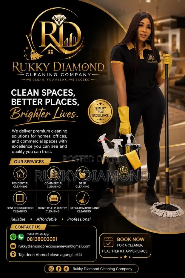 Rukky Cleaning Services - 24/7 Professional Cleaning - 1