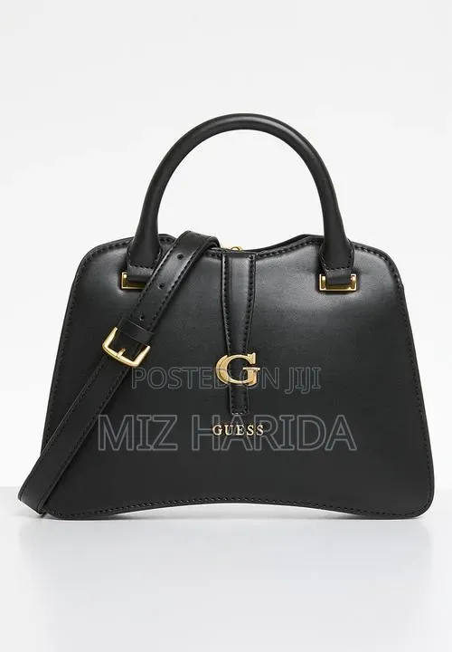 Guess Structured Handbag - Genuine Leather - 1