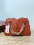 Guess Structured Handbag - Genuine Leather - 2