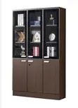 Boss Office Products Wooden Bookshelf with Storage Cabinets - 1