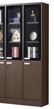 Boss Office Products Wooden Bookshelf with Storage Cabinets - 2