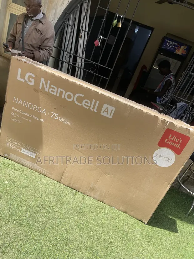 LG 75" NanoCell 4K Smart TV - 75NANO80T6A - 1