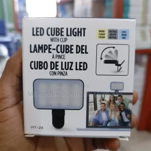 Portable LED Cube Light with Clip