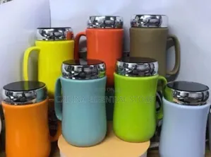 Ceramic Mugs with Mirror Lids (Bulk Sales)