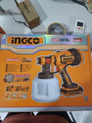 INGCO 20V Lithium Cordless Spray Gun