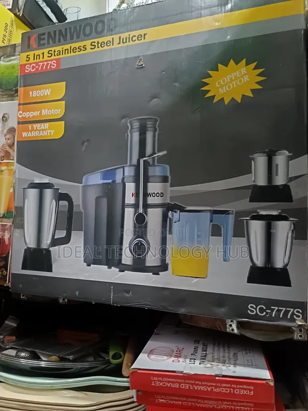 Kenwood 5-in-1 Stainless Steel Juicer and Blender SC777S - 1