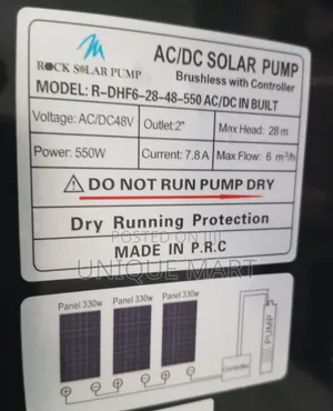 1.5HP AC/DC Hybrid Solar Surface Water Pump