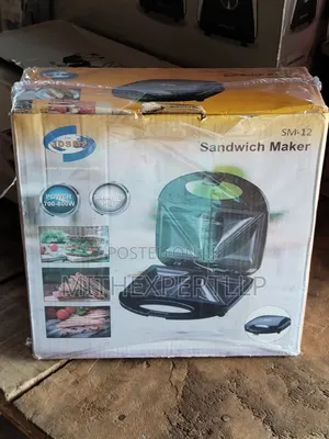 JDSN Sandwich Maker SM-12750W Non-Stick 2-Slice