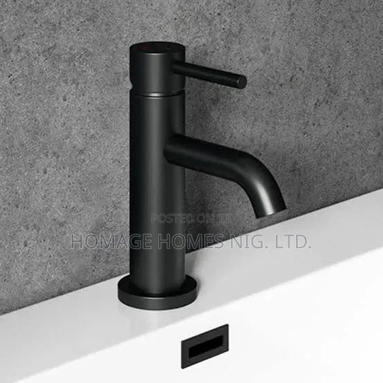Brimix Basin Tap - Non-Mixer Black - 1