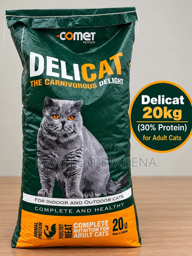 Delicat Premium Adult Cat Food 20kg - 1