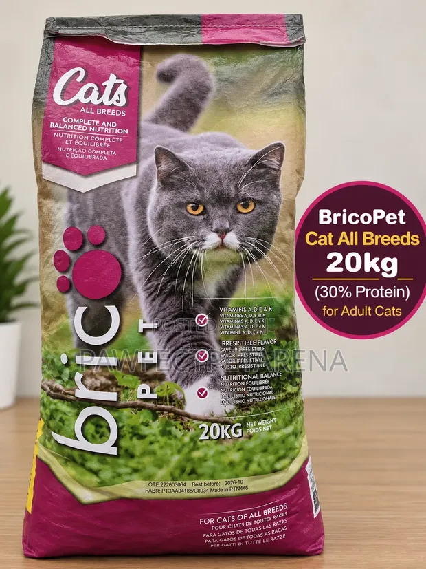 BricoPet Abincin Kyanwa Na Kowane Zuriya 20kg - 1