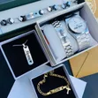 Customized Silver, Gold & Black Wrist Watch - 2