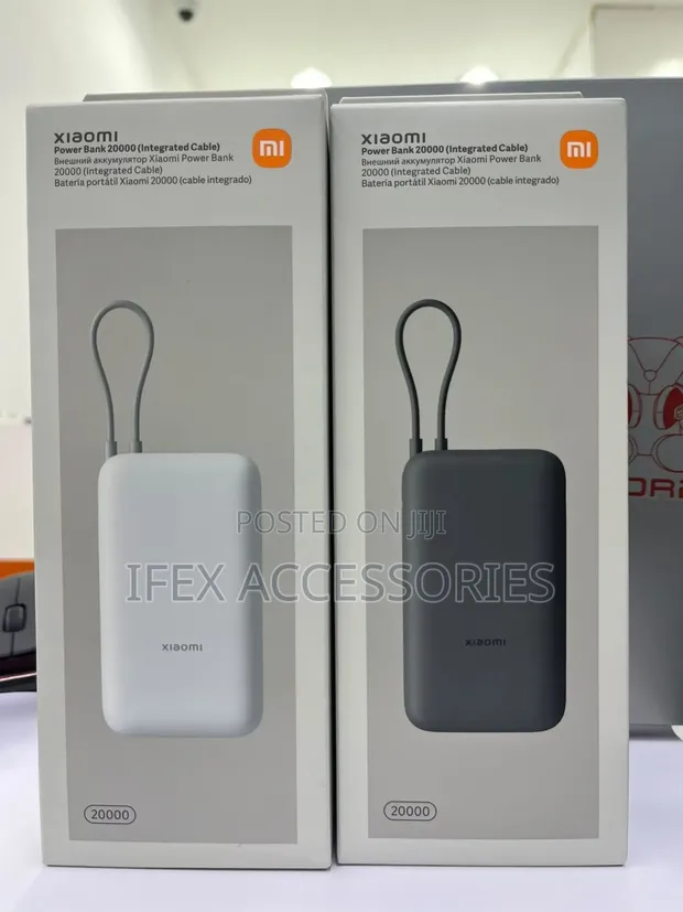 Xiaomi 33W Power Bank 20000mAh (Kabeli Na Cikin) - 1
