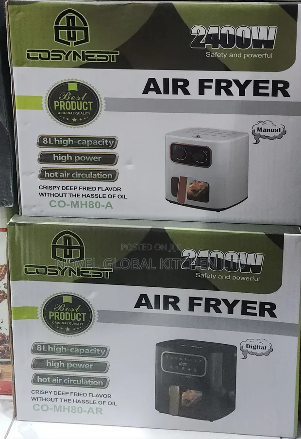 Cosynest 8L Manual Air Fryer - 1