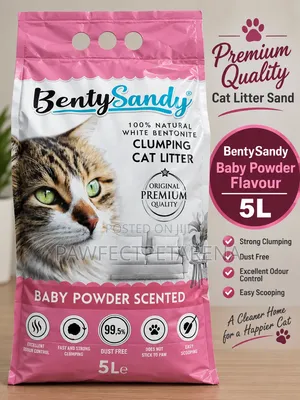 BentySandy Baby Powder Scent Cat Litter 5L
