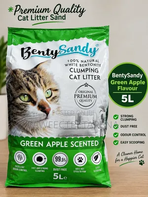 BentySandy Green Apple Flavour Cat Litter 5L