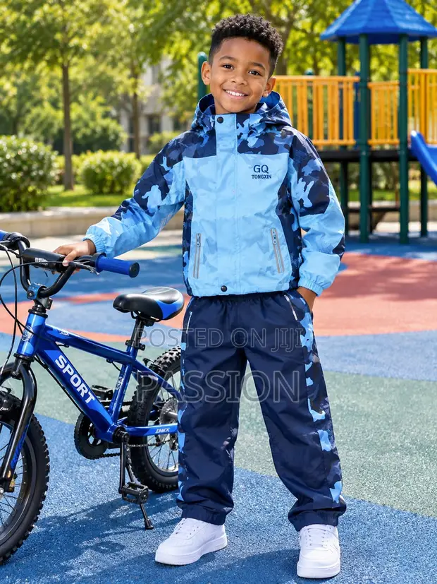 Tracksuit Na Yara Mai Kyau - Shuɗi - 1