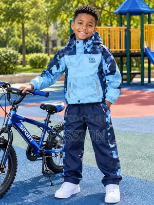 Tracksuit Na Yara Mai Kyau - Shuɗi