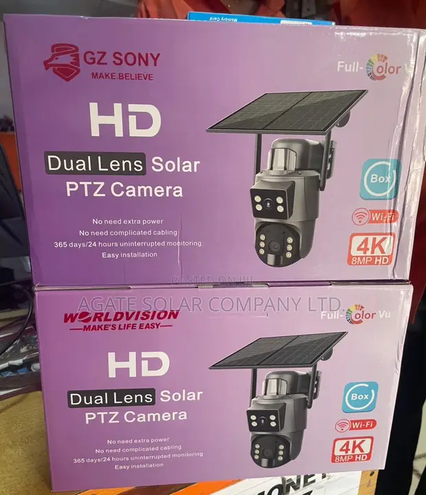 UBOX 4K WiFi Solar PTZ Camera - 1