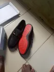 Christian Louboutin Men's Black Leather Loafers - Brand New - 3