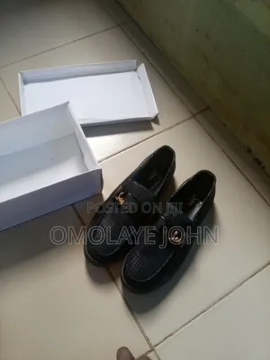 Christian Louboutin Men's Black Leather Loafers - Brand New