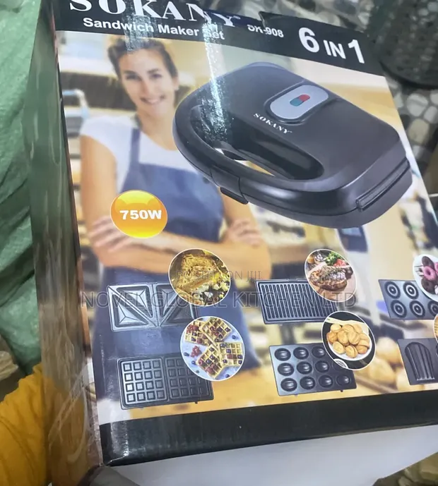 Sokany Sandwich Maker 6 a 1 - 1