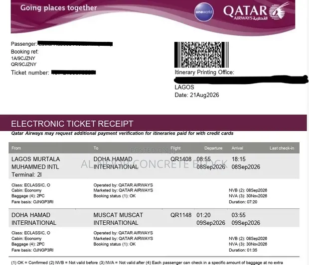 Flight Tickets Available - 1