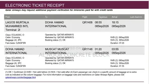 Flight Tickets Available