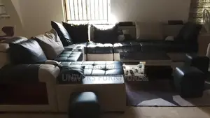 Distress Sale: Italian Leather 10-Seater Sofa Set