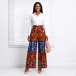 Vibrant Ankara Palazzo Trousers - 1