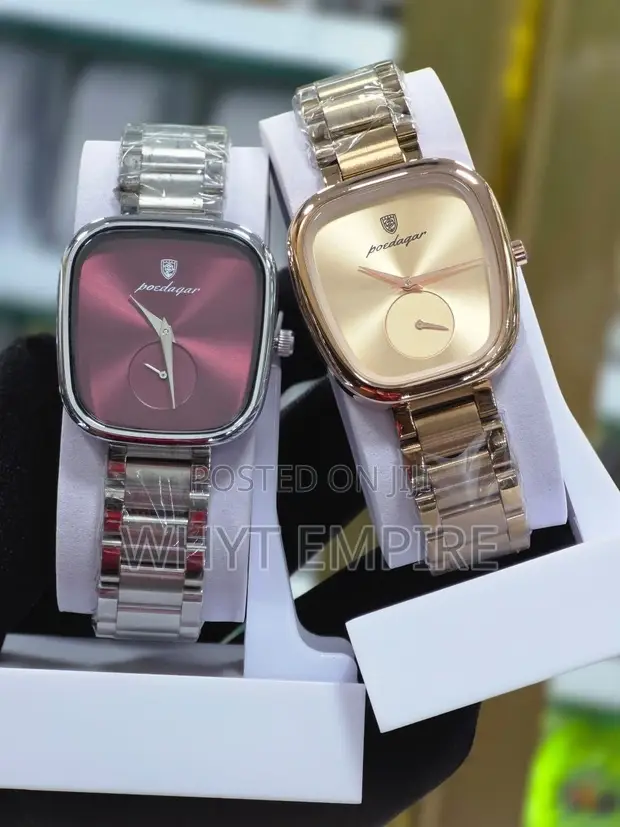 Poedagar Quartz Wristwatch - Women's Gold Stainless Steel - 1