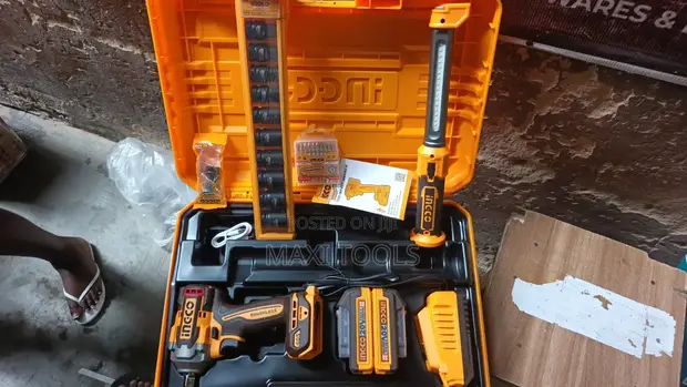 Ingco 20V Cordless Impact Wrench Combo Kit (405Nm) - 1