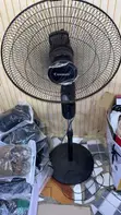 Century 18" AC/DC Solar Fan mai Hasken LED - 2