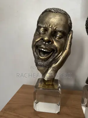 Luxury Bronze Face Sculpture Set (2-Piece)