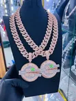 Cuban Zirconia Iced Chain da Pendant - 2