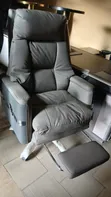 CEO/MD Reclined Leather Office Chair - 1