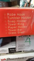 Brimix Stainless Steel 7-Piece Bathroom Accessory Set - 3