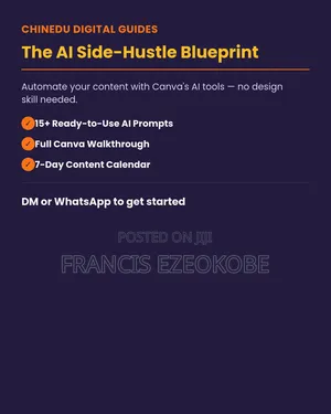 AI Side-Hustle Blueprint: Canva Magic Content Creation