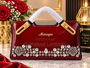 Matanguo Glossy Patent PU Leather Handbag