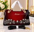 Matanguo Glossy Patent PU Leather Handbag - 2