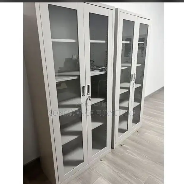 Full Glass File Cabinet - Brand New - 1