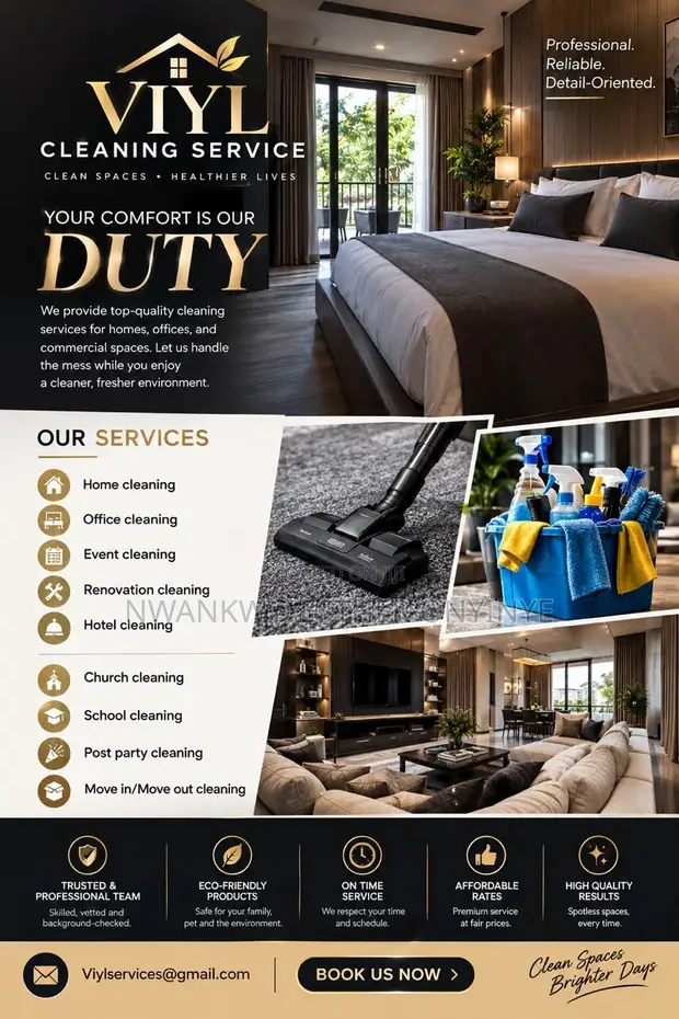 VIYL Cleaning Service - Gidaje, Kasuwanci, Masana'antu - 1