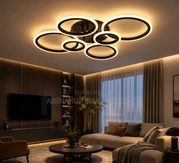 Modern Ring LED Ceiling Light Indoor - 1