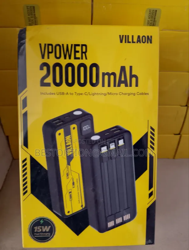 Villaon 20,000mAh Power Bank - 1
