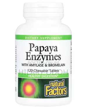Natural Factors Chewable Papaya Enzymes