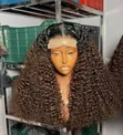 Favy's Aesthetics Wine Burgundy Curly Lace Wig - 2