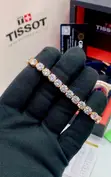 VVS Moissanite AP Watch Tennis Bracelet Set - 2