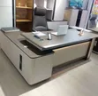 Executive Office Table 1.6m with LED Lights & Storage - 2