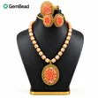 Coral Rosette Bead Set - 1