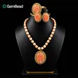 Coral Rosette Bead Set - 2